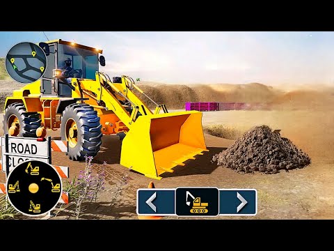 Real construction simulator & JCB Simulator 3D - Road construction android gameplay