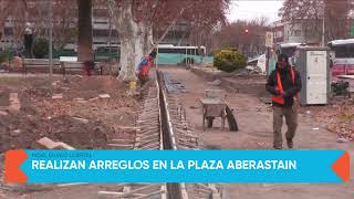 Avanza la remodelación de Plaza Aberastain:
