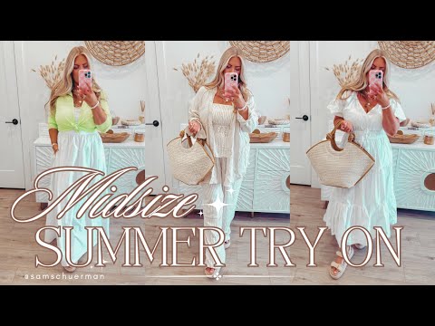 Walmart Summer Midsize TRY-ON | Whites & Neutrals 🤍🤎🤍
