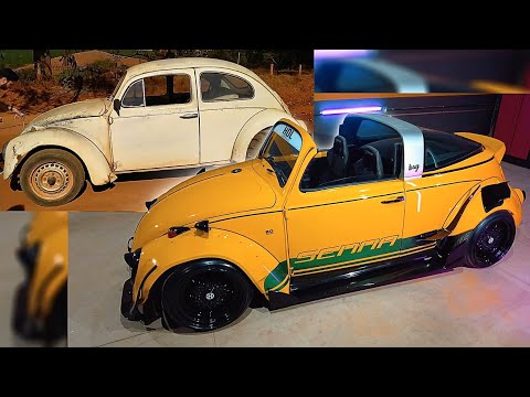 1 ano completo para criar o melhor Fusca Esportivo