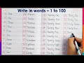 Spelling and Naming Numbers