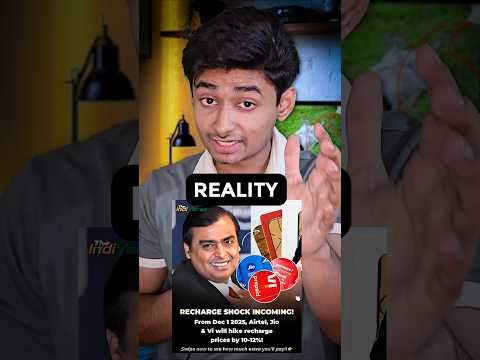 Jio-Airtel-Vi Recharge Plan Price Reality 😡🥺 #jio #airtel #shorts