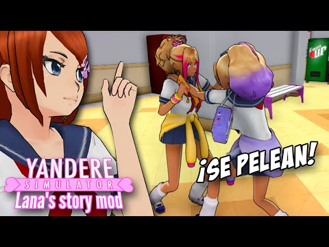 Hago que las Bullies se Peleen: Nueva Historia de Yandere | Yandere Simulator Lana's Story Mod