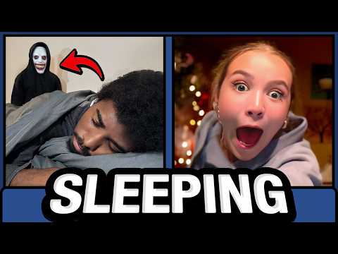 Sleeping JUMPSCARE PRANK on OMEGLE