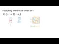 Factoring Quadratics and GCF Concepts