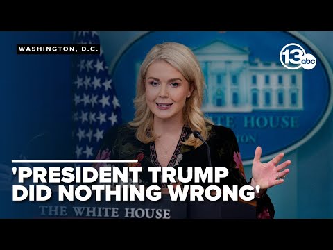 RAW: Leavitt defends Trump amid new Epstein email revelations