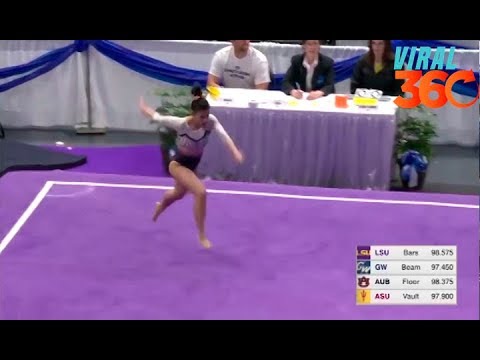 🚨Gimnasta rompe sus dos piernas durante rutina🚨