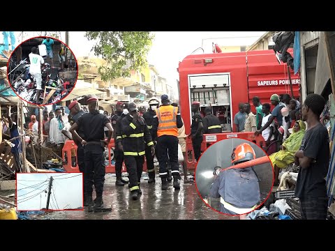 🔴Urgent Grave Incendie au Marché Central de Thiès