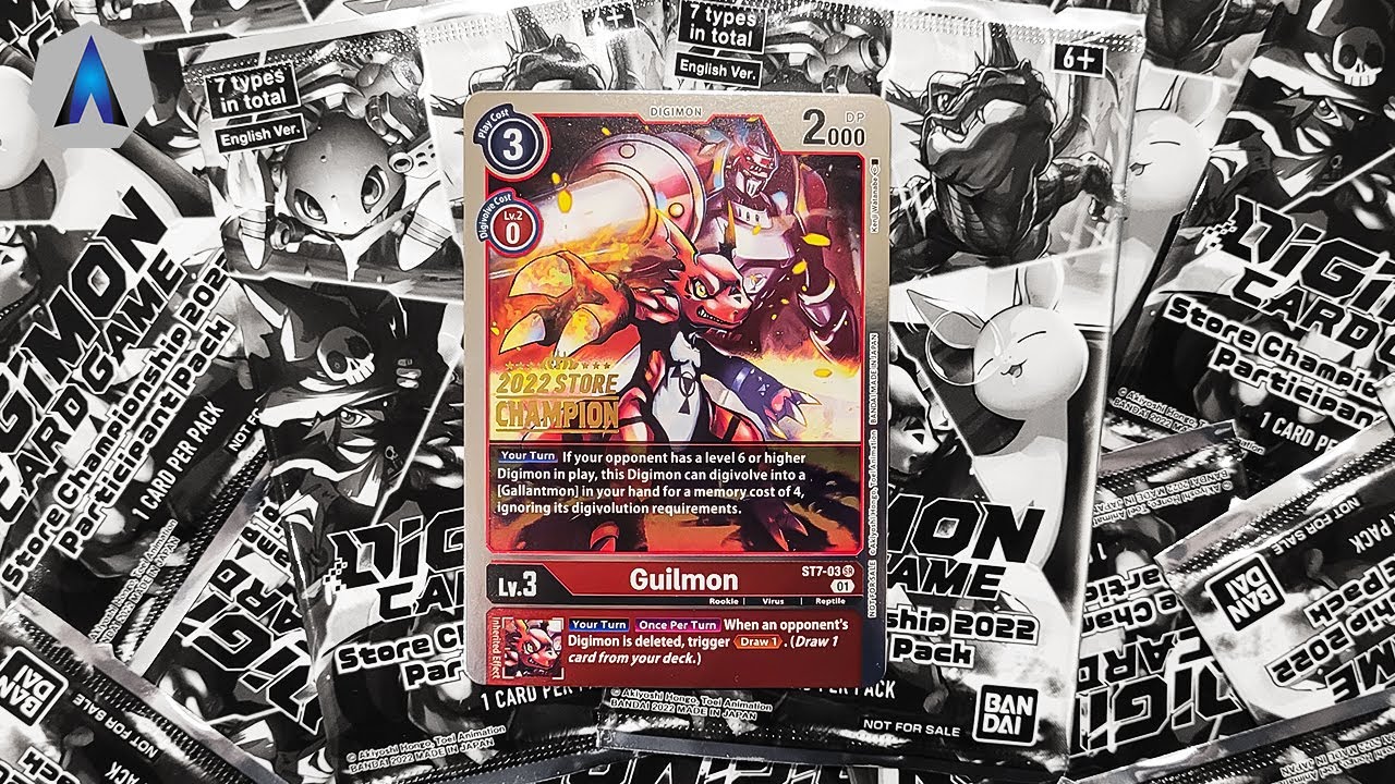 Digimon TCG! 2022 Store Champion Pack & BT1.5 Pack Opening!