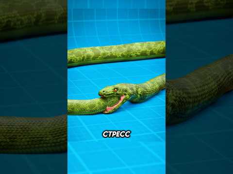 Зачем Змее Проглатывать Себя🐍 #интересно #факты #змея #животные #природа #мир #знания #еда #рек #топ