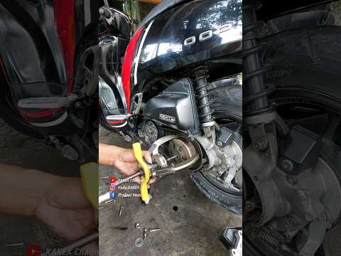 Selalu ada cerita tiap penanganan cvt seri KOJ 😁 #kakexchannel #cvt #scoopy