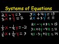 Elimination Method in Systems of Equations