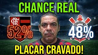 QUEM VAI GANHAR PREVISÃO COMPLETA PARA O FLA X COR🔴⚫