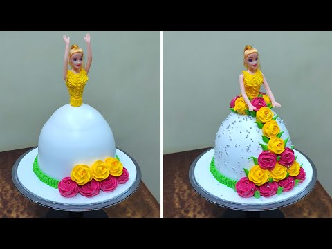 Girl Birthday Cake | Barbie Doll Cake | Doll Cake design