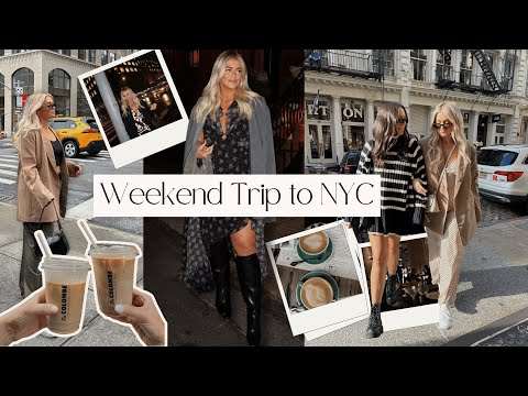 FALL WEEKEND IN NYC | First trip with my new assistant eating and shopping our way through the city