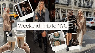 FALL WEEKEND IN NYC | First trip with my new assistant eating and shopping our way through the city