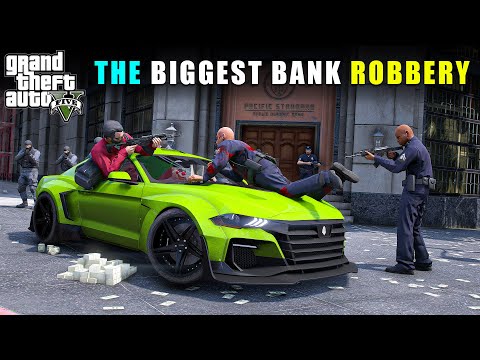 THE BIGGEST BANK ROBBERY IN LOS SANTOS | GTA V GAMEPLAY | GTA 5