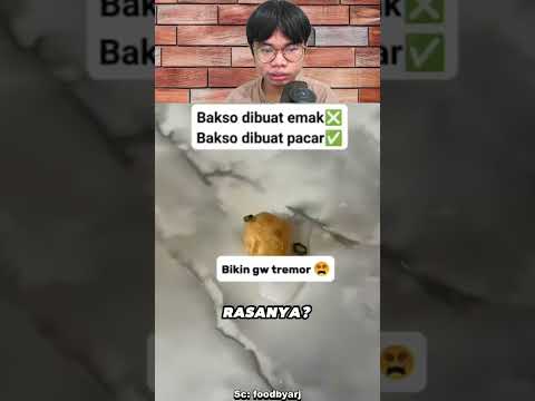 Bakso❌, batu bata✅