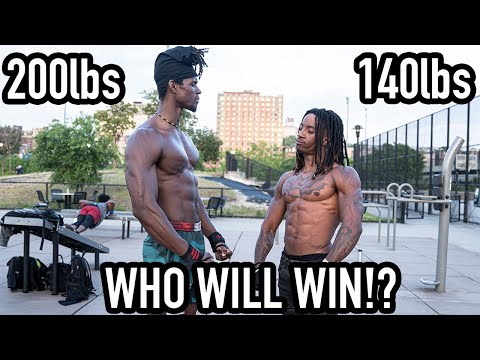 CALLED ME OUT FOR CALISTHENICS BATTLE! (HEAVYWEIGHT VS LIGHTWEIGHT)