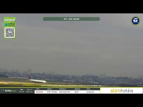 SBGR LIVE 28 - Câmera AO VIVO 24H do Aeroporto Internacional de Guarulhos - GRU Airport - Com Fonia