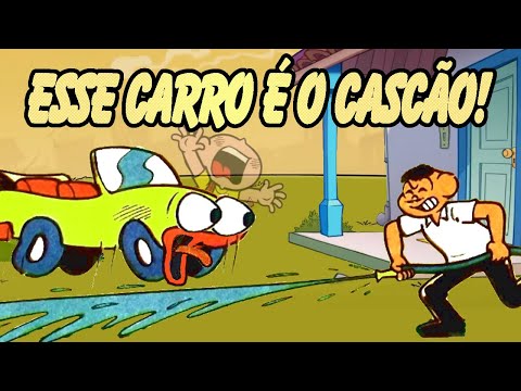 O Cascão vira um carro sujo | Mônica e amigos | O carro sujo do Cascão | Gibis e quadrinhos