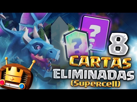 ¡¡ LAS 8 CARTAS PROBADAS (por Supercell) Y ELIMINADAS !! Clash Royale [XHEO]