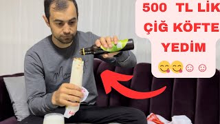 500 TL LİK ÇİĞ KÖFTE YEDİM 🤪🤪