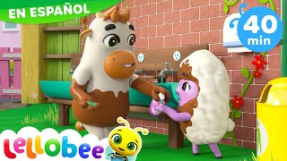 Vamos a lavarnos las manos 🙌🧼 Caricaturas - Canciones Infantiles 🎵 | Lellobee