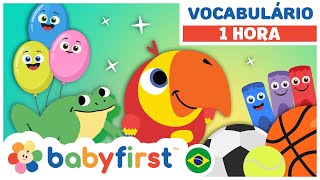 Aprenda jogos e animais com Larry o Papagaio! | Novas palavras | Educação Infantil | Baby First