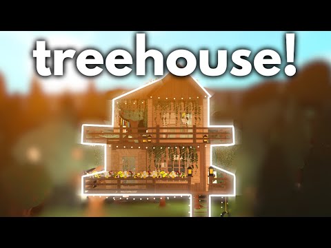 building a TREEHOUSE in bloxburg