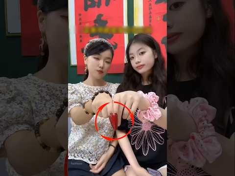 They made a heart shaped nails ♥️ #trending #love #friendship #shortvideo