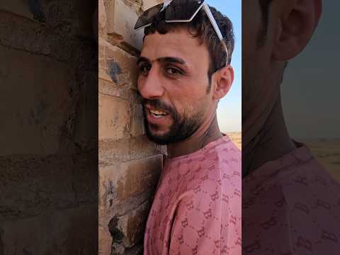 شوف الخوف جمد بمكانه من شدة الارتفاع#عليكة_الذيب