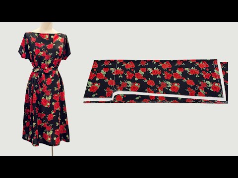 212👗You don't need to be a tailor to make this dress | Sewing a dress is quick and easy