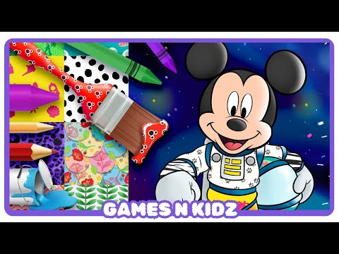 Mickey Mouse Clubhouse:  Mickey & Friends Color Pages - Disney Coloring World Videos For Kids
