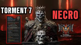 S12 GOLEM NECRO CLEARS TORMENT 7 (UNFIXED BLOODSOAKED) | Diablo 4 Insane NMD Clear #skulm