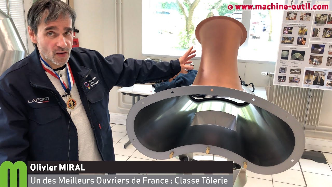 Olivier MIRAL, Meilleur Ouvrier de France en Tôlerie nous présente son œuvre