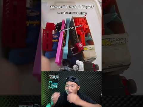 dari kecil sudah bus mania