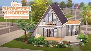 Small Scandinavian A-Frame 🌳 | The Sims 4 Speed Build
