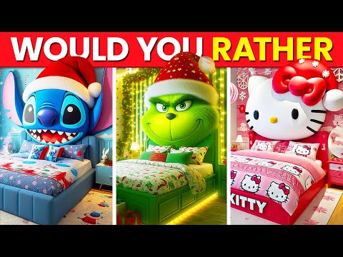 Would You Rather...? Build Your DREAM Christmas 🌈🎅🎄✨ Quiz Time