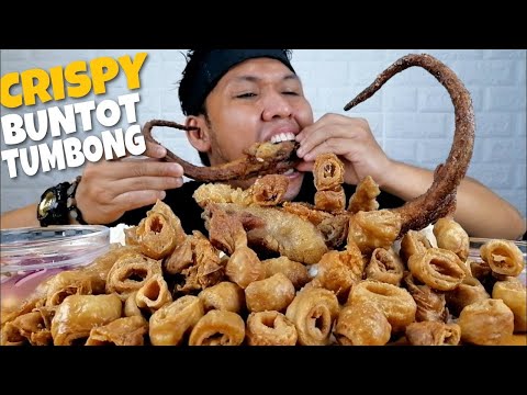 Crispy Tumbong at Buntot ng Baboy Mukbang ASMR