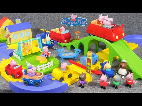 9 Minutes Satisfying with Unboxing Peppa Pig Playset, Adventures Toys Collection ASMR | Review Toys