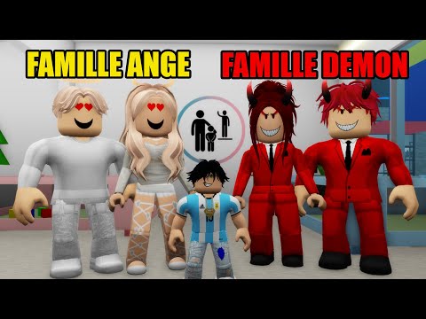 FAMILLE ANGE VS FAMILLE DÉMON SUR BROOKHAVEN ! ROBLOX