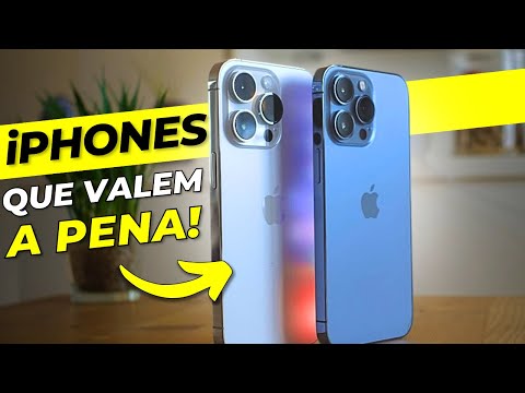 MELHORES iPhones Custo-Benefício para COMPRAR 2024!!! (SOMENTE OS MELHORES)