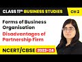 Partnership Firm Limitations and Liabilities