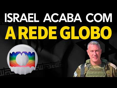 🔥 ISRAEL PASSA O TRATOR! Porta-Voz destrói a Globo e vídeo explode!