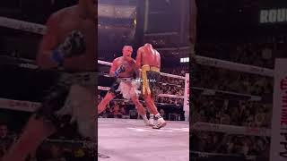 Jake Paul drops Anderson Silva in the last round!