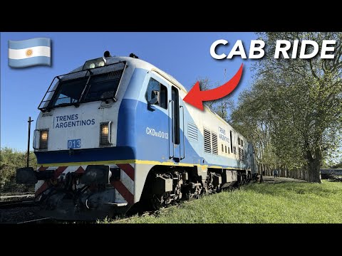I've been on the engine of Trenes Argentinos' most POPULAR service