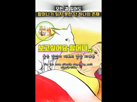 모든걸 잊어도 할머니가 잊지 못한 단하나의존재 #반려견 #감동 #감동짤