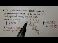 Decimal Representations of Fractions