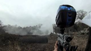 Northeast Adventure Paintball surrender kills on Mulch